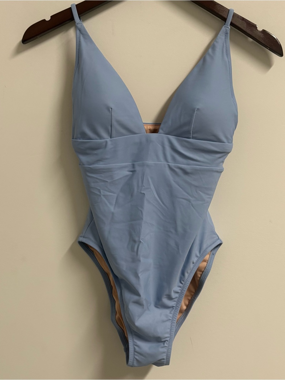 J Crew Light Blue One-Piece Swimsuit Periwinkle Size 4